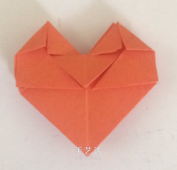 母亲节简单爱心折纸 爱心的折法图解教程
