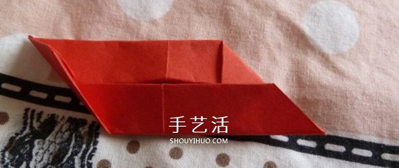 线穿浪漫爱心的折法 创意情人节爱心折纸图解
