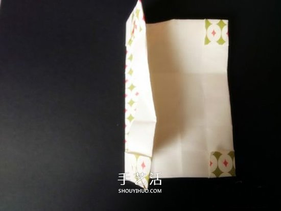 简单格子爱心怎么折 格纹桃心的折叠方法图解