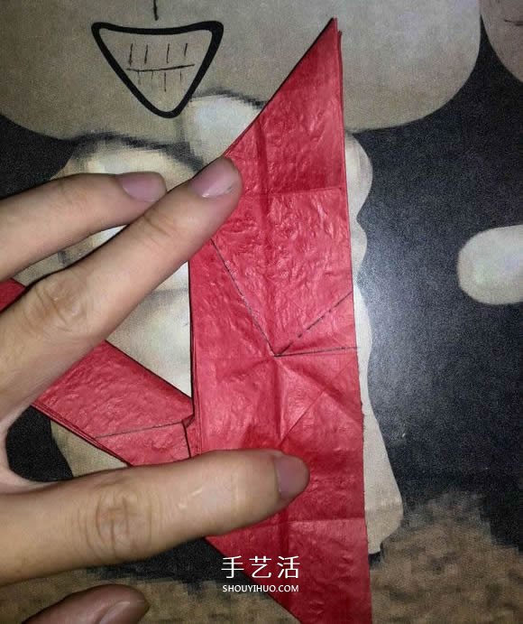 六翼炽天使之心的折纸方法图解 超多详细步骤！