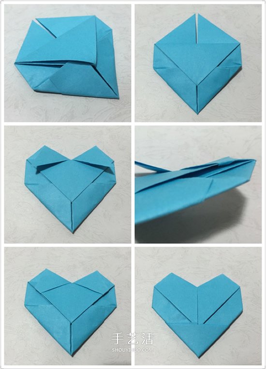 简单的手工爱心折纸图解步骤 呈现简洁线条美！