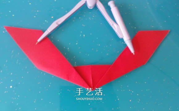 自带翅膀会飞的心 手工折爱心翅膀的折法图解
