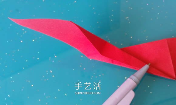 自带翅膀会飞的心 手工折爱心翅膀的折法图解