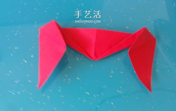 自带翅膀会飞的心 手工折爱心翅膀的折法图解