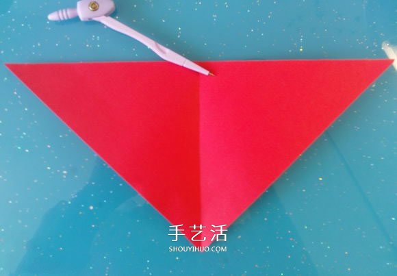 自带翅膀会飞的心 手工折爱心翅膀的折法图解