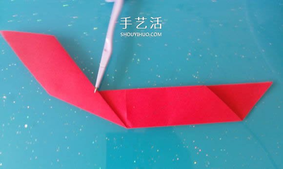 自带翅膀会飞的心 手工折爱心翅膀的折法图解