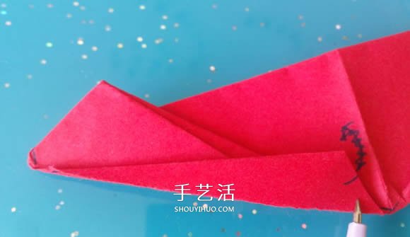 自带翅膀会飞的心 手工折爱心翅膀的折法图解