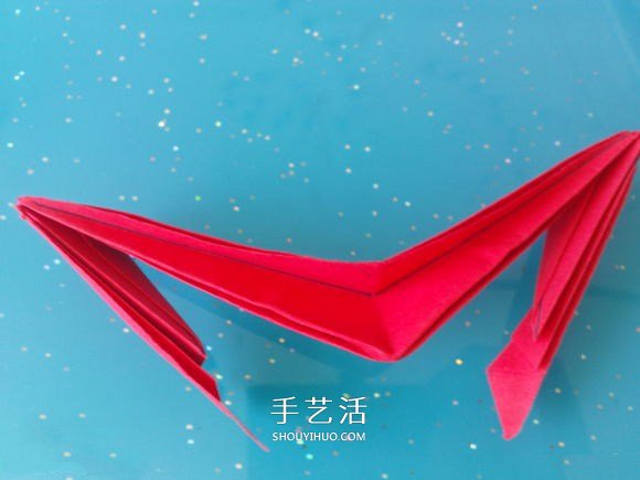 自带翅膀会飞的心 手工折爱心翅膀的折法图解
