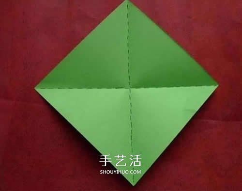手工折叠百合花图解 简单纸百合的折法步骤