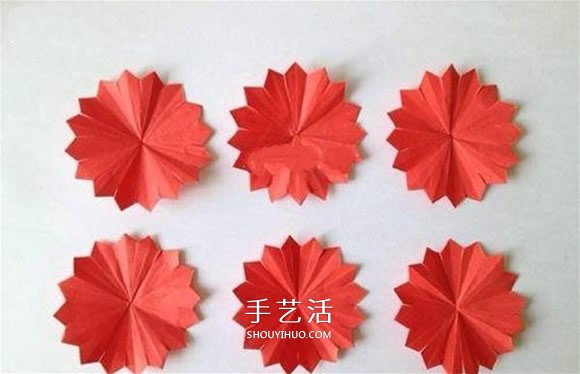 母亲节康乃馨花的做法 彩纸康乃馨手工制作