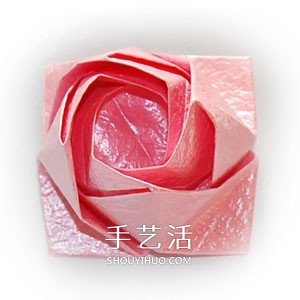 好看纸玫瑰的详细叠法 手工玫瑰花怎么折图解