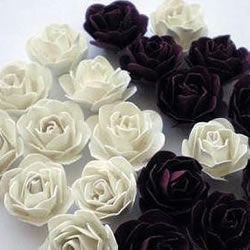 硬纸片折纸玫瑰花的方法 玫瑰花的折法步骤图