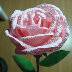 DIY纸藤玫瑰花图解教程 纸藤制作玫瑰的步骤