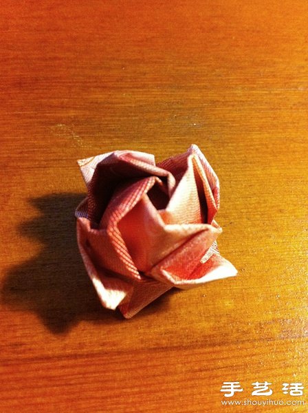 福山玫瑰折法图解