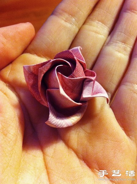 福山玫瑰折法图解