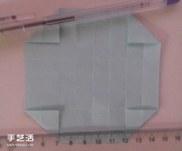纸玫瑰花的折法步骤 手工立体玫瑰折纸图解