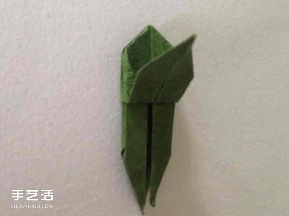 超详细川崎玫瑰的折法图解 包括花朵和花托