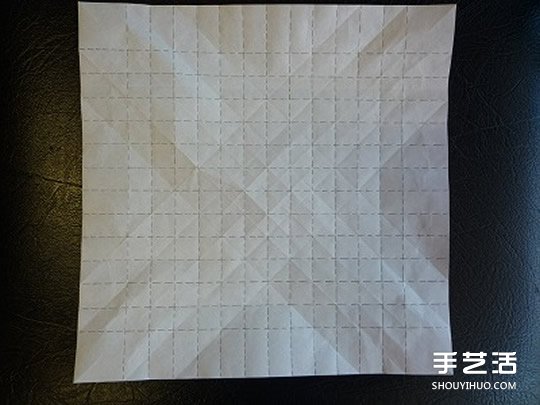 日本折纸大师的复杂玫瑰花折纸教程步骤图解