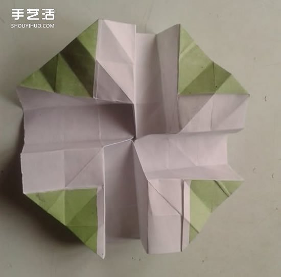 川崎玫瑰折法图解详细 川崎玫瑰折纸步骤教程
