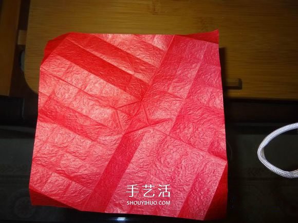 卷心玫瑰花的折法图解 卷心玫瑰折纸教程详细