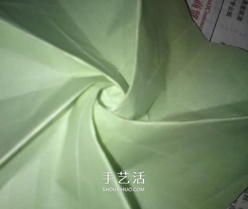 美丽又复杂玫瑰花折纸 NS玫瑰折纸实拍图解