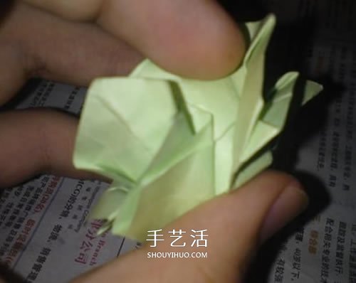 美丽又复杂玫瑰花折纸 NS玫瑰折纸实拍图解