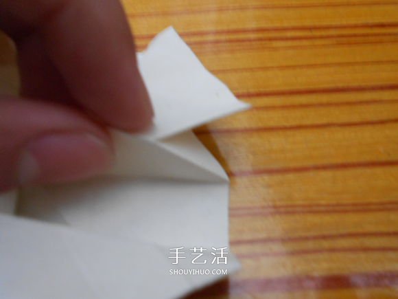 折纸福山玫瑰折法图解 福山玫瑰花的折法步骤
