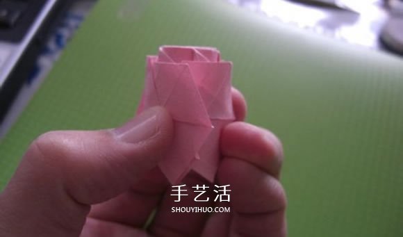 福山玫瑰折法图解教程 清晰大图福山玫瑰折纸