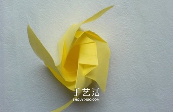 详细PT玫瑰的折法图解 手工PT玫瑰折纸教程
