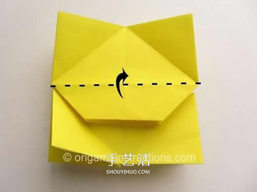 新旋转玫瑰花的折法 折纸旋转玫瑰的步骤图