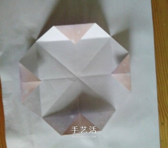 钻石玫瑰折法图解步骤 梦幻钻石玫瑰花折纸