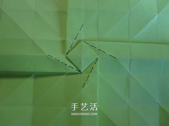 原创纸玫瑰花的折纸图解 步骤过程非常详细