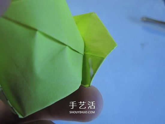 原创纸玫瑰花的折纸图解 步骤过程非常详细