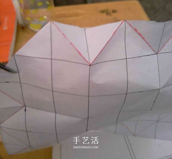 罗斯巴德玫瑰花的折法 折纸卷心福山的步骤图