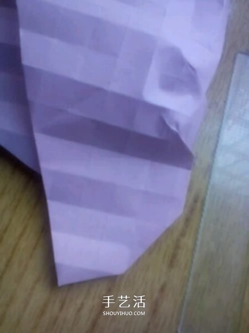 AP玫瑰折纸方法图解 漂亮花型玫瑰怎么折图解