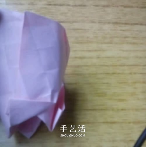 AP玫瑰折纸方法图解 漂亮花型玫瑰怎么折图解