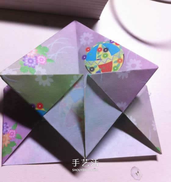 微型月季花的折纸教程 漂亮钻石玫瑰怎么折图解
