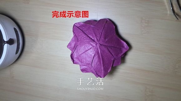 25瓣玫瑰的折法图解 罗伯特•朗的玫瑰花折纸