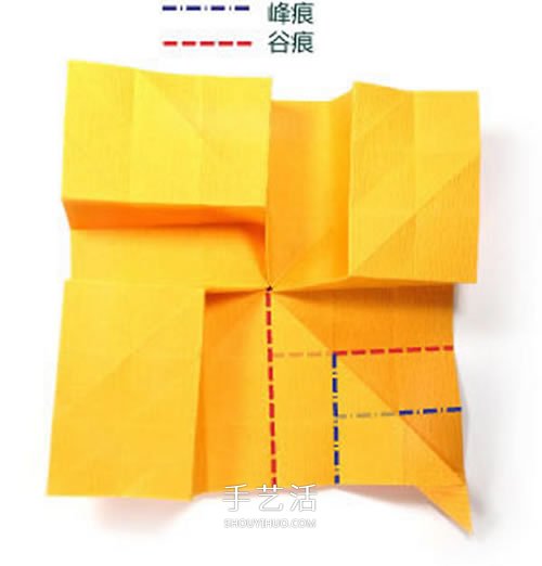 在川崎玫瑰上进行改造 美丽纸玫瑰花手工折法