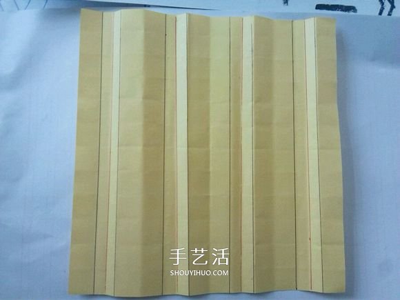 一张纸！手工折纸连体玫瑰花的折法图解教程