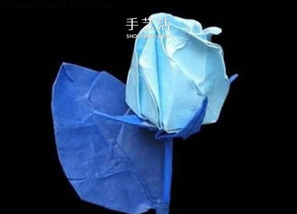 怎么折玫瑰花的花蕾 手工玫瑰花蕾的折法图解 