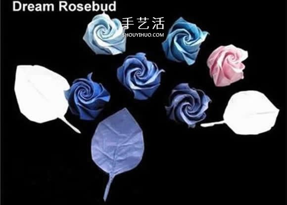 怎么折玫瑰花的花蕾 手工玫瑰花蕾的折法图解 