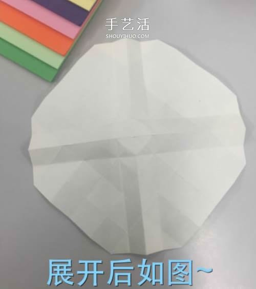 花心改良版川崎玫瑰花的折法图解 适合初学者