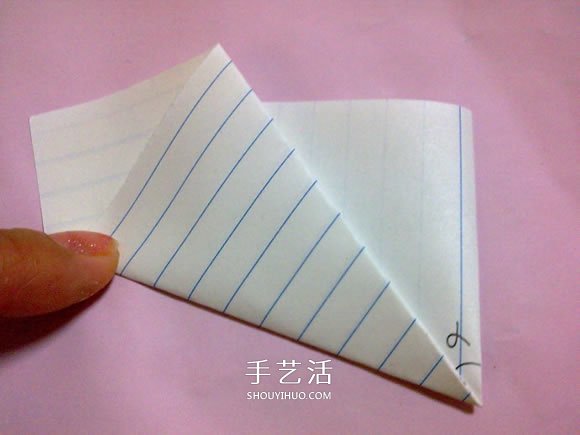 五瓣玫瑰花的折法图解 比川崎玫瑰更好看！