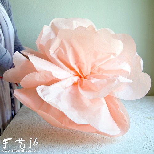 DIY巨型纸花图解教程