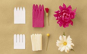 花卉制作的纸艺教程