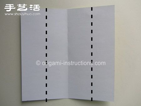 两张纸折纸四叶草 四叶草的折法图解教程