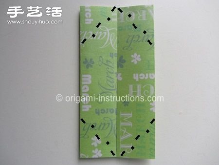 两张纸折纸四叶草 四叶草的折法图解教程