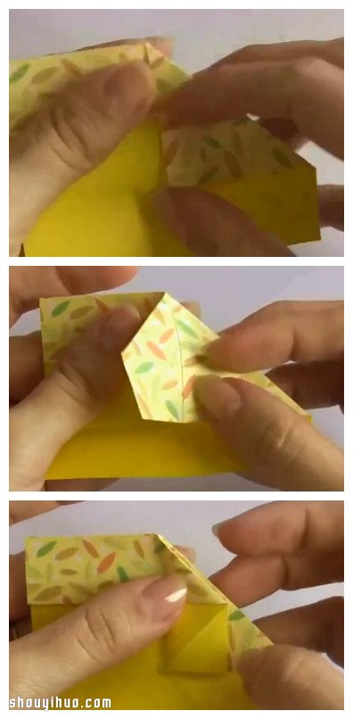 折纸五星花的折法 五星花的折法图解教程