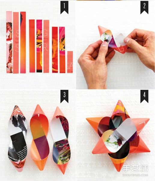 简单立体花的折法图解 折纸立体花朵的方法